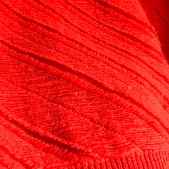 Proenza Schouler orangey red wool sweater Medium.